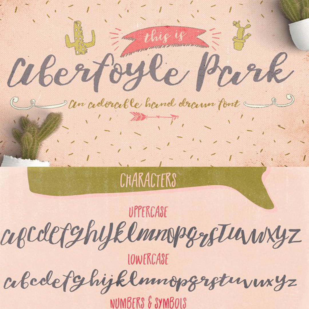 Amberfoyle brush script font